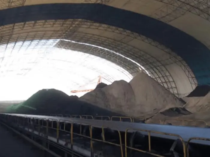 昭通煤棚料仓网架